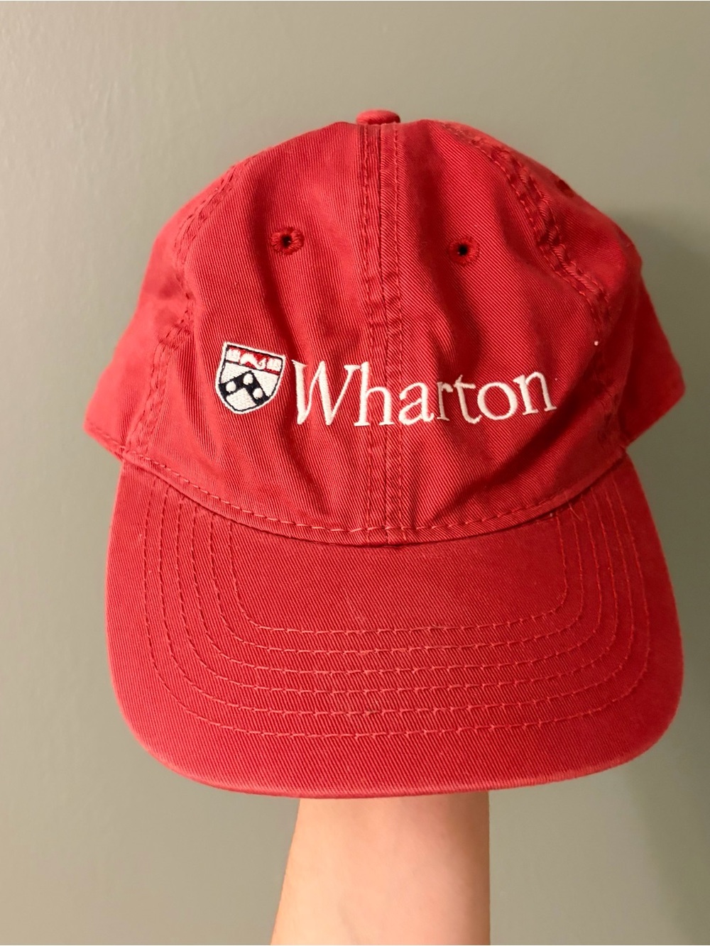 Red Wharton Baseball Cap